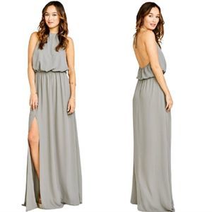 Show Me Your MuMu Heather Halter Dress